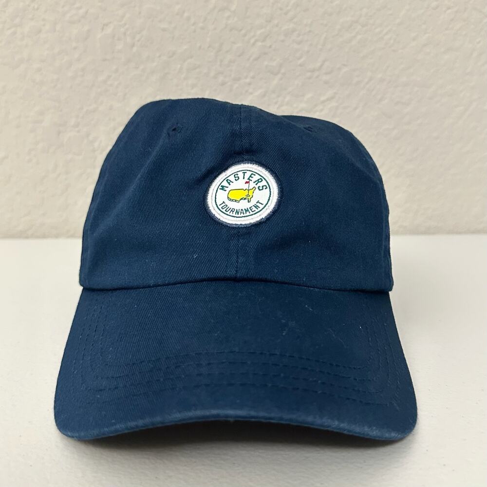 MASTERS Circle Patch Hat Unisex Navy Augusta National Golf Cotton Adjustable